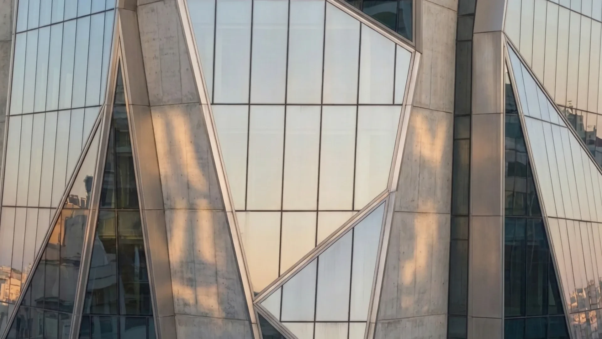 Camera view — facade detail at golden hour